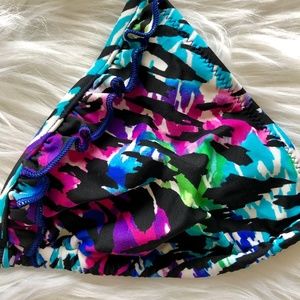 [61] RAMPAGE Multi-Colored Zebra Print Bikini